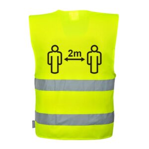 Varningsväst 2 m distans Covid-19 (L/XL)