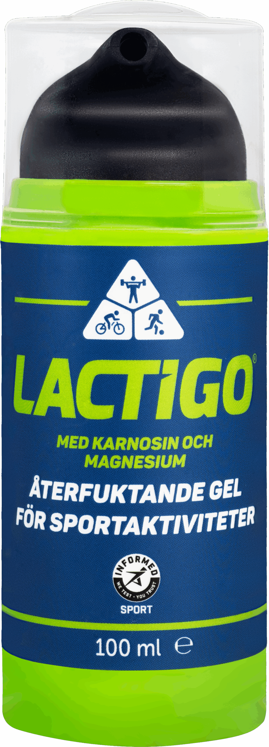 LactiGo hjälper din kropp nå sin verkliga potential genom att hjälpa dig att tänja på gränserna för din träning. LactiGo har bevisats hjälpa till att öka aerob och anaerob kapacitet.